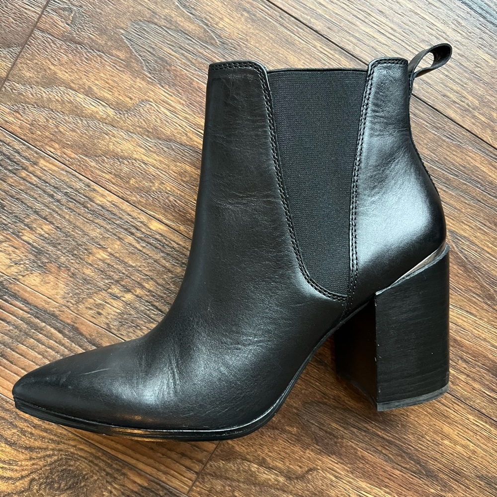Steve Madden Leather Booties - 9 - Picture 2 of 7